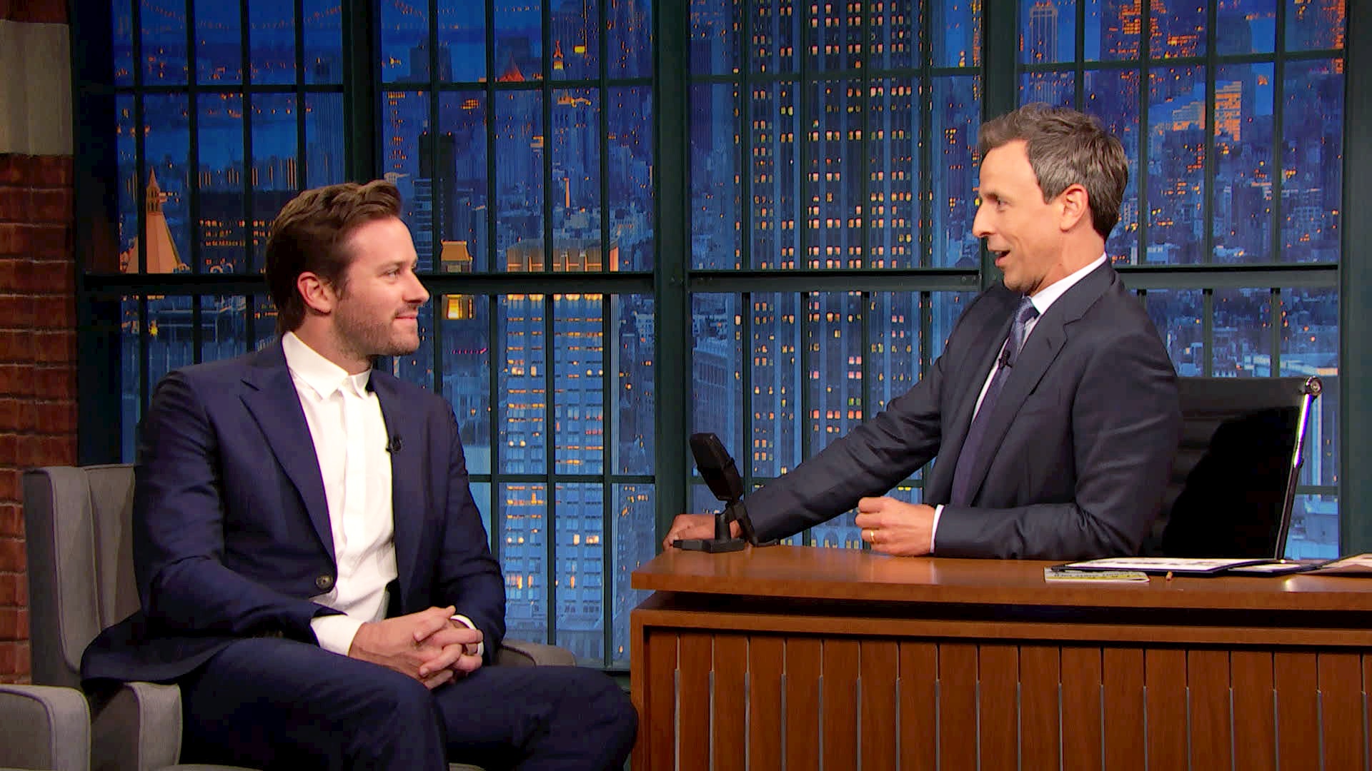 Watch Late Night with Seth Meyers Episode: Armie Hammer, Brandon ...