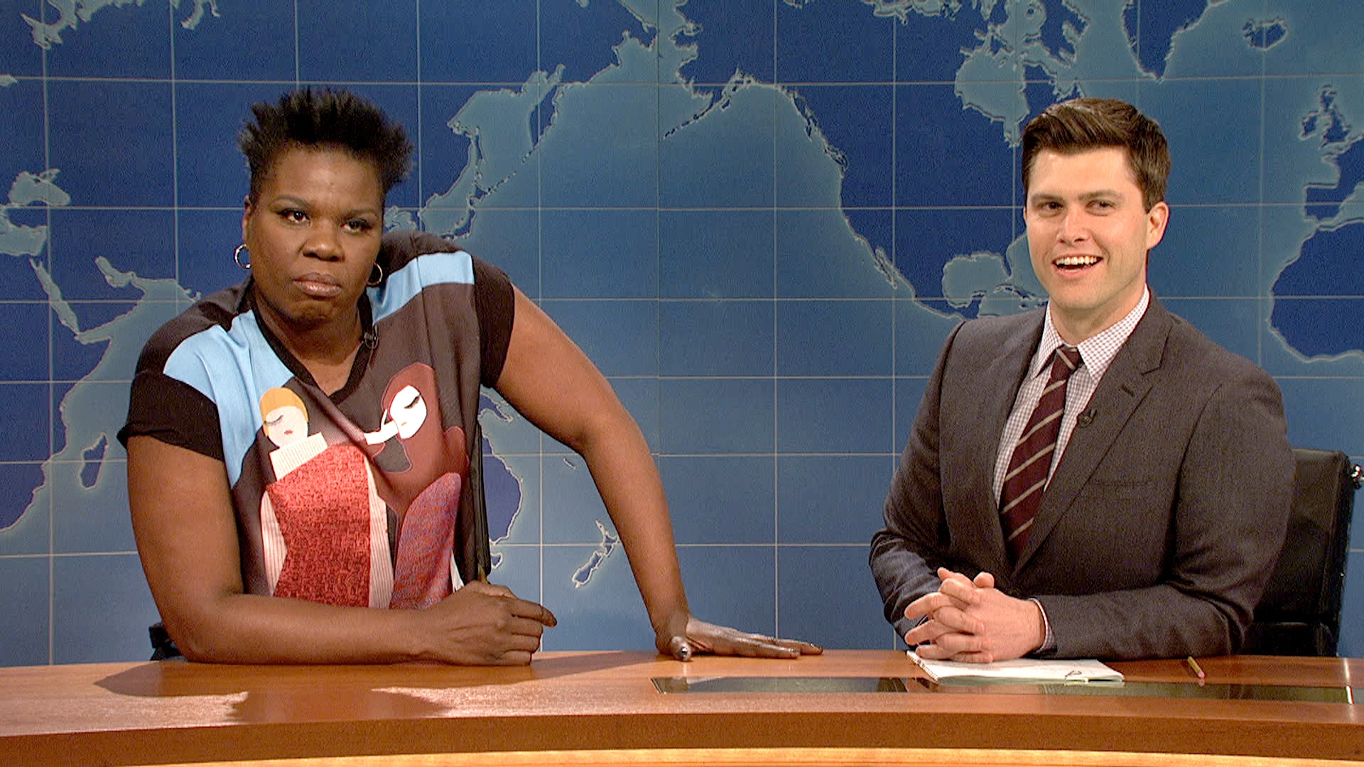 Watch Saturday Night Live Highlight: Weekend Update: Leslie Jones on ...