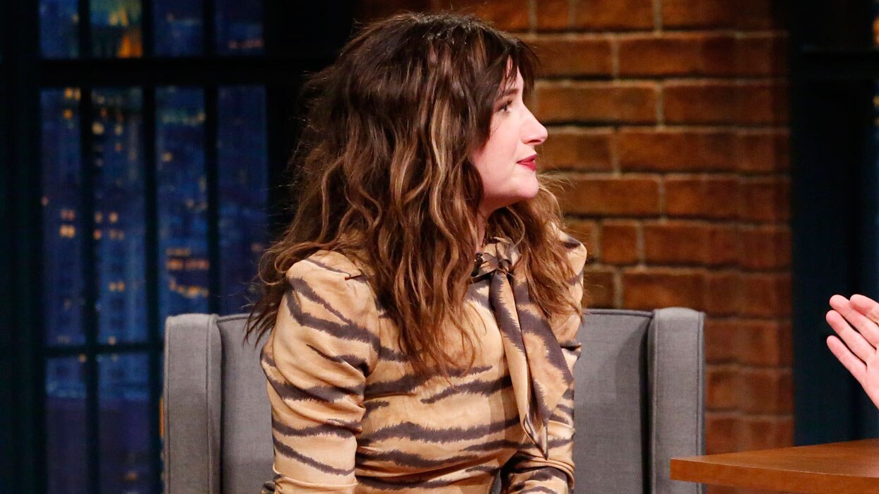 Watch Late Night with Seth Meyers Interview: Kathryn Hahn Had to Get Comfor...