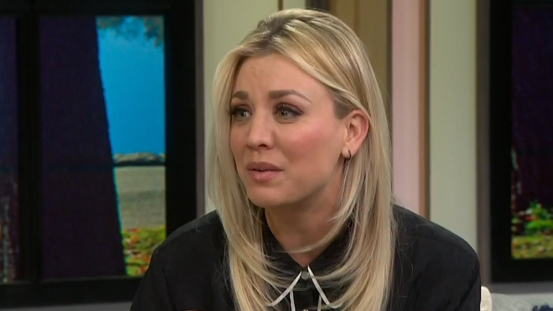 Watch Access Hollywood Interview Kaley Cuoco Is Devastated About The End Of The Big Bang 9344