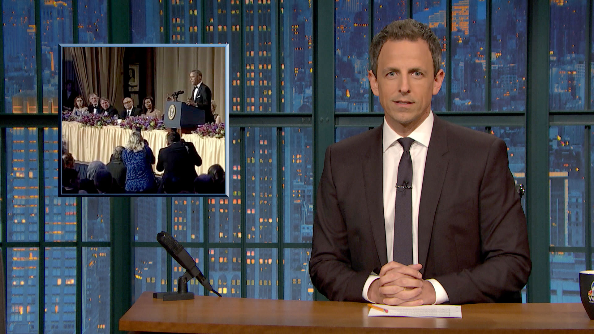 Watch Late Night with Seth Meyers Highlight White House Correspondents