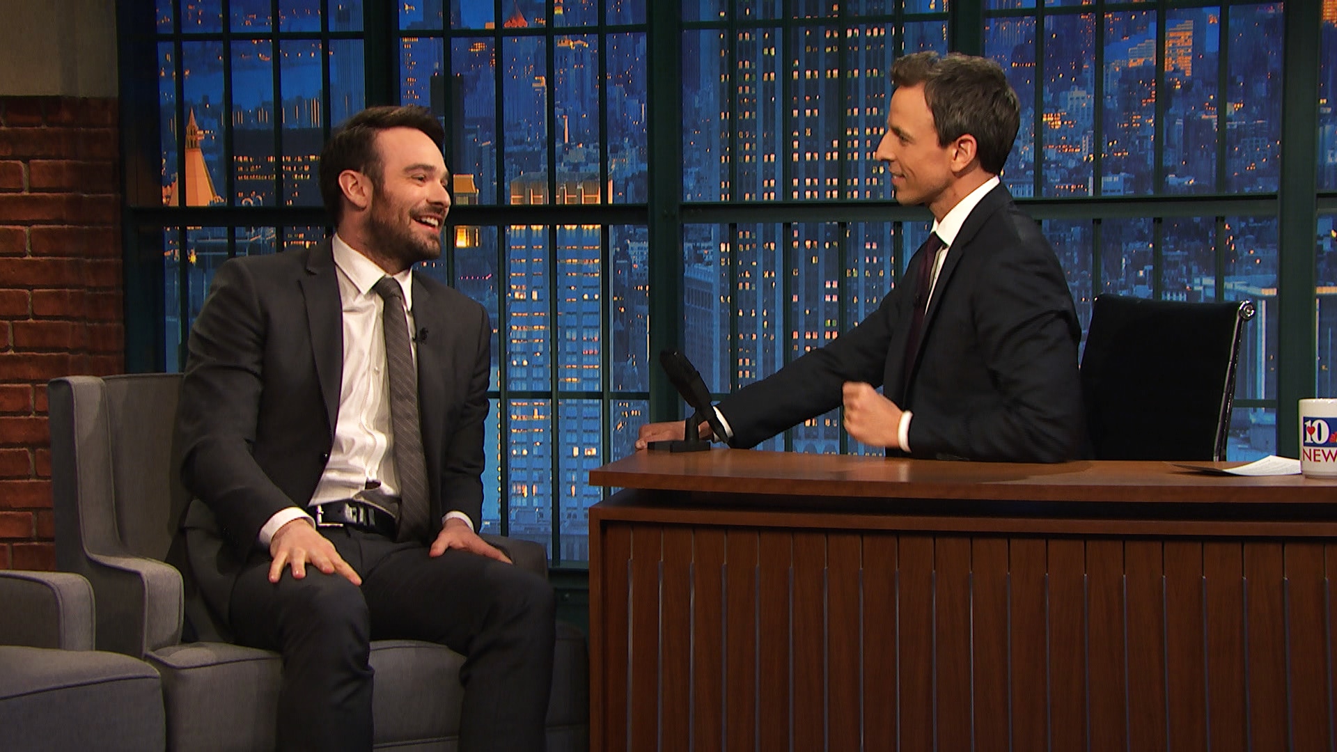 Watch Late Night with Seth Meyers Interview: Charlie Cox Learned His ...