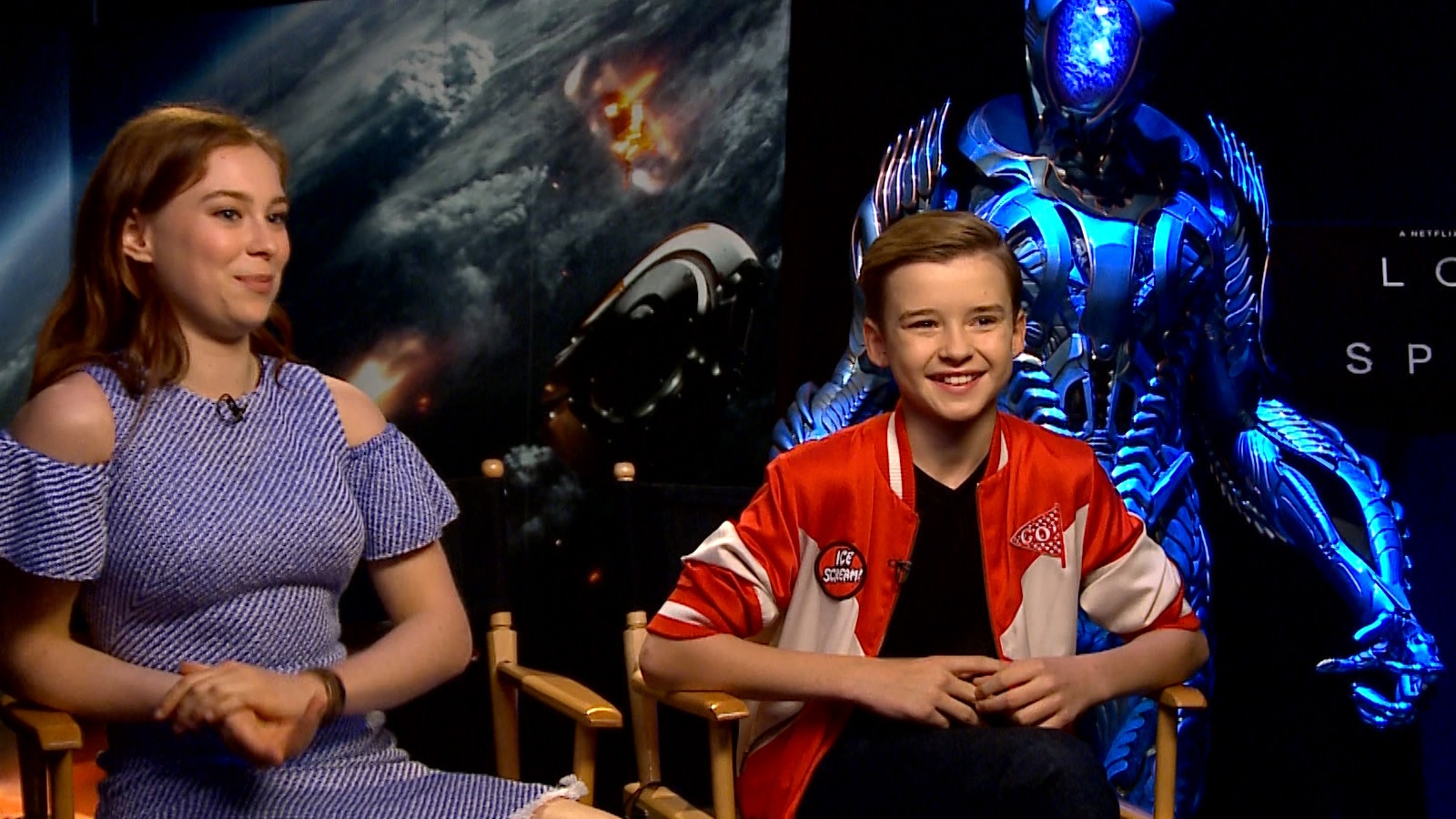 Watch Access Hollywood Interview: 'Lost In Space': Mina Sundwall, Maxwell Jenkins On ...1600 x 900