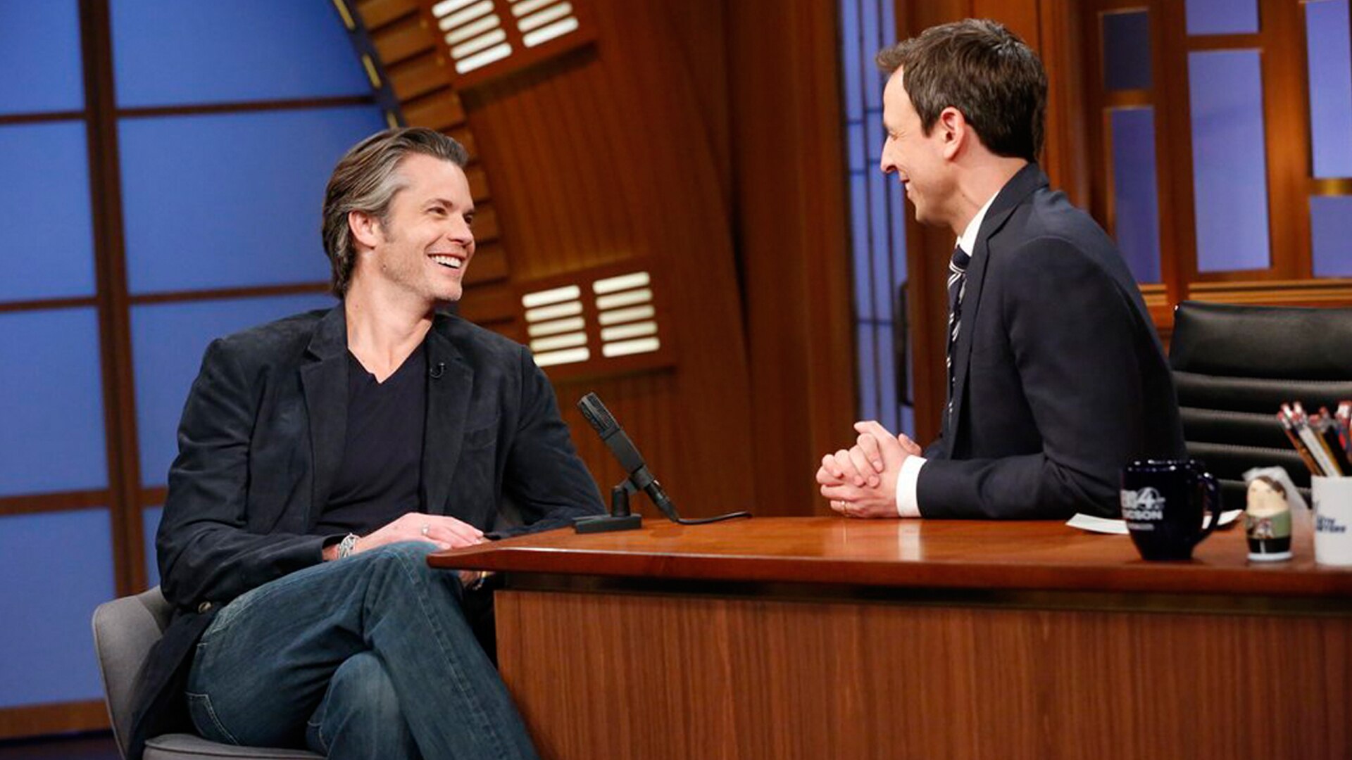 Watch Late Night with Seth Meyers Episode: Timothy Olyphant, Cristin ...