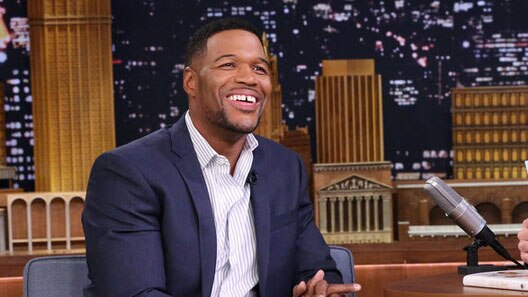 Michael Strahan Used to Dress Like Skittles