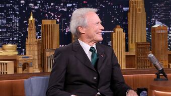 Clint Eastwood Impersonates Molly Shannon and Bonks Himself