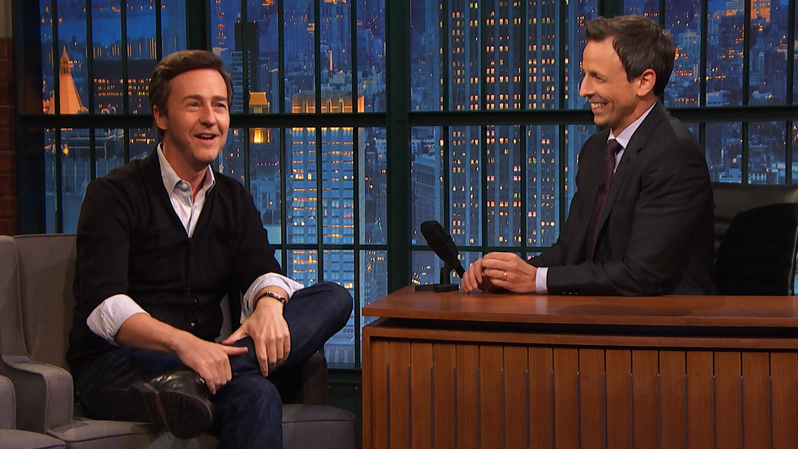 Watch Late Night with Seth Meyers Interview: Edward Norton Interview ...