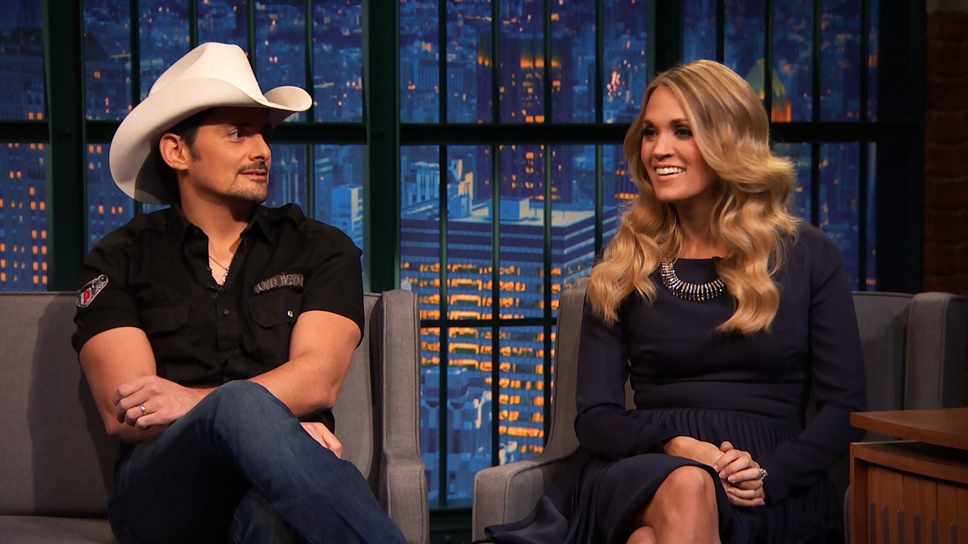 Watch Late Night with Seth Meyers Highlight Brad Paisley and Seth's