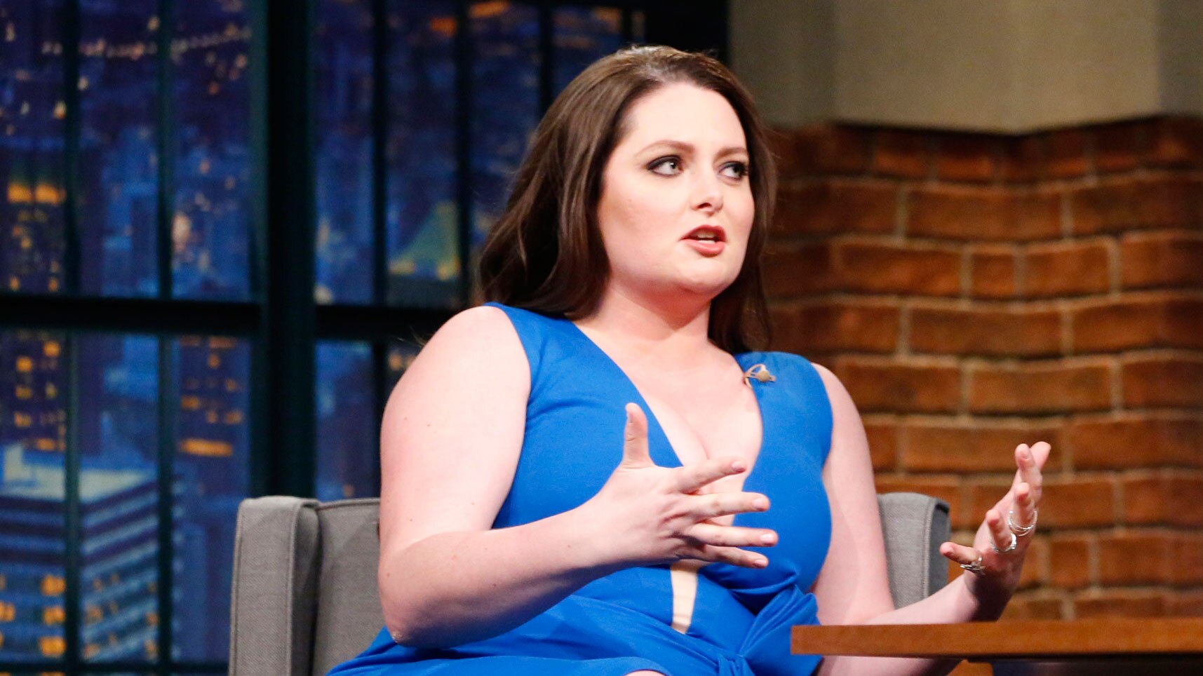 Watch Late Night with Seth Meyers Interview: Lauren Ash Worked in a