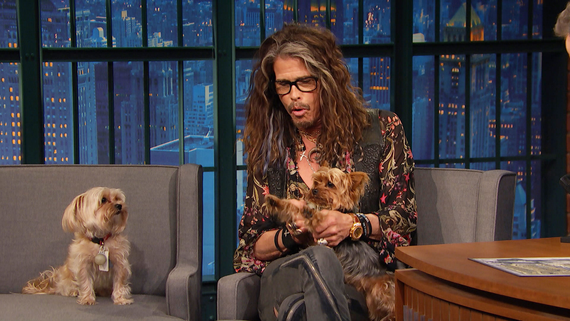 Watch Late Night With Seth Meyers Interview Steven Tyler Brings