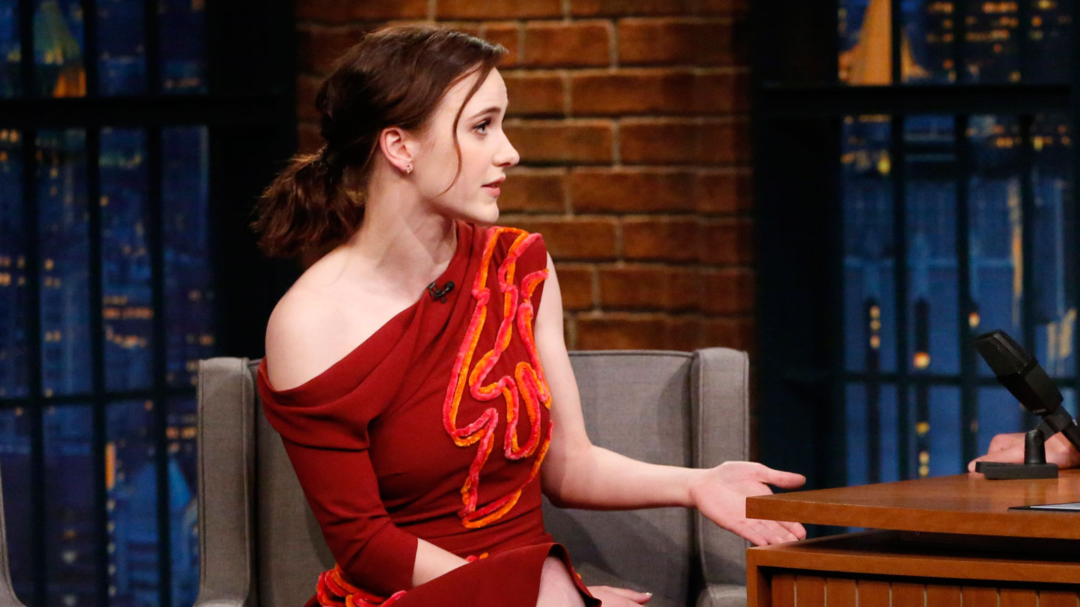 Watch Late Night with Seth Meyers interview 'Rachel Brosnahan Would Ne...