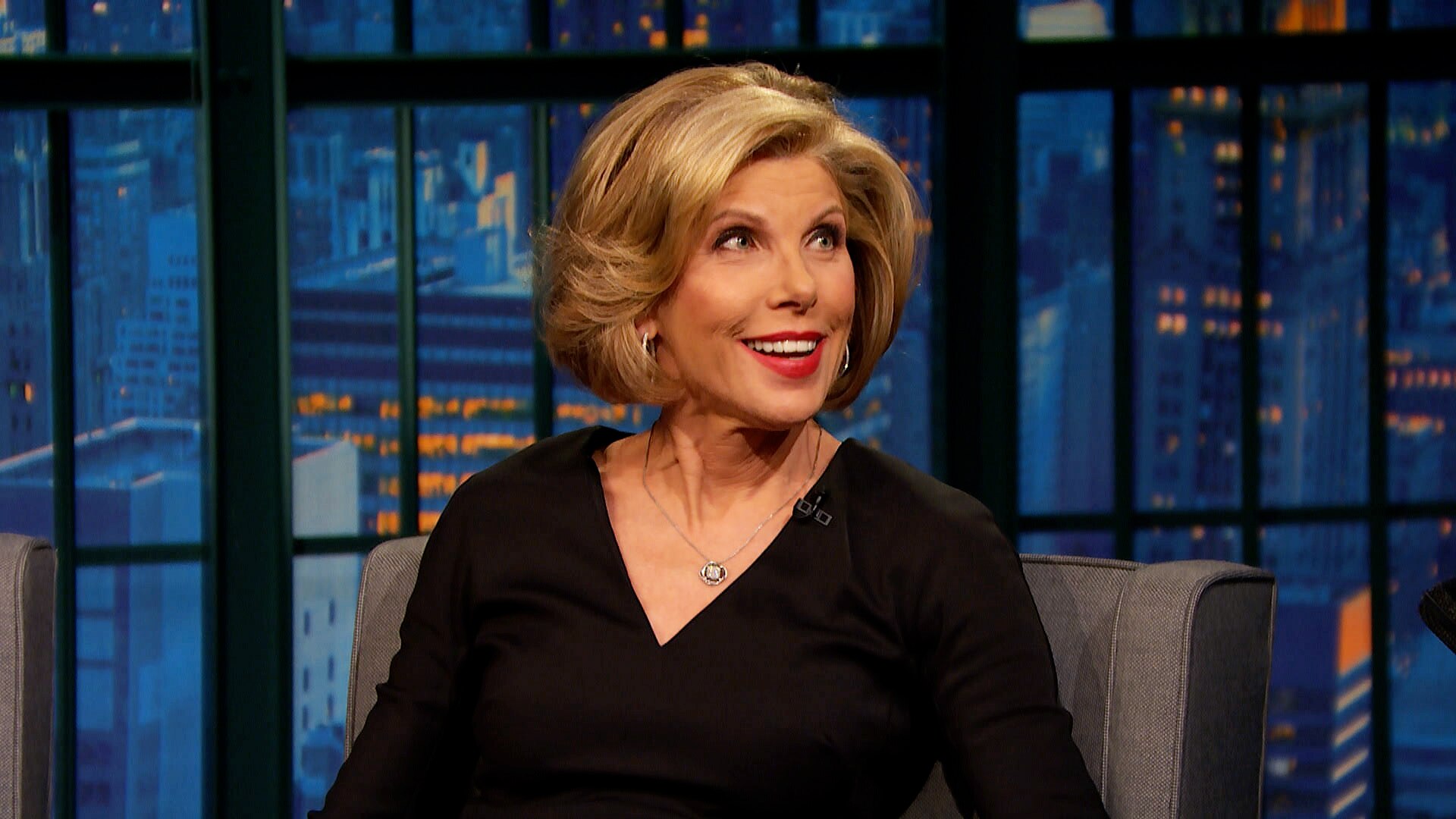 Watch Late Night with Seth Meyers Interview: Christine Baranski ...