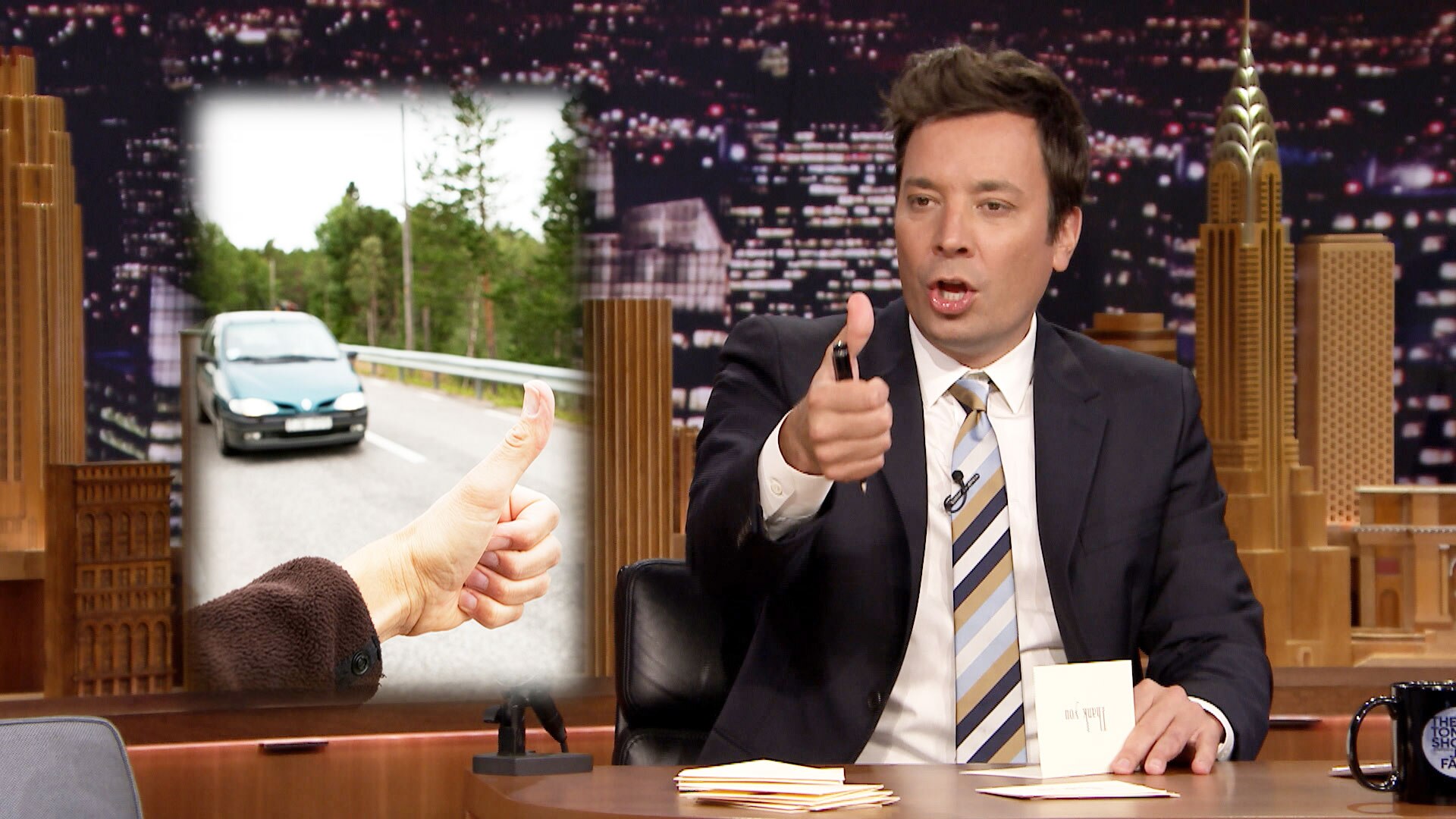 Watch The Tonight Show Starring Jimmy Fallon Interview: Thank You Notes: Hitchhikers ...1920 x 1080