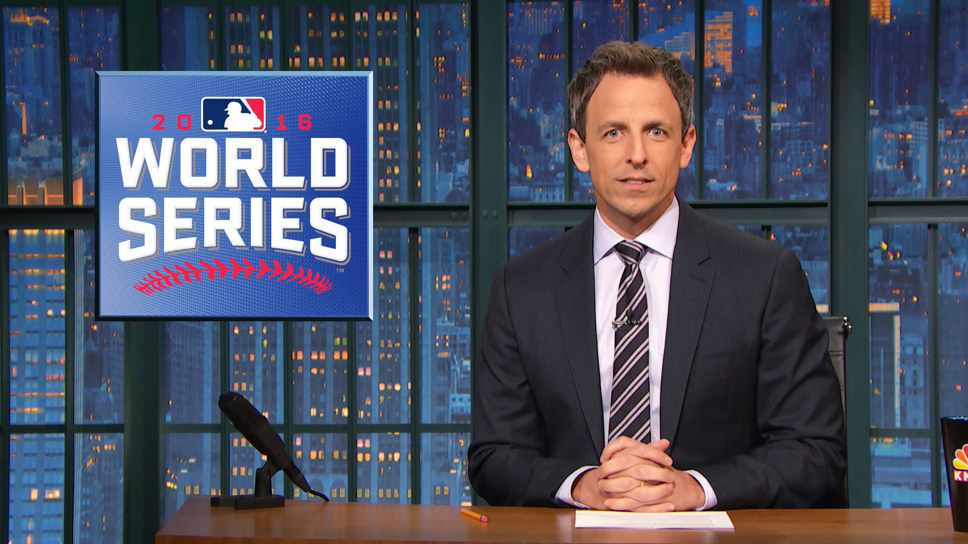 Watch Late Night With Seth Meyers Highlight World Series Champions 