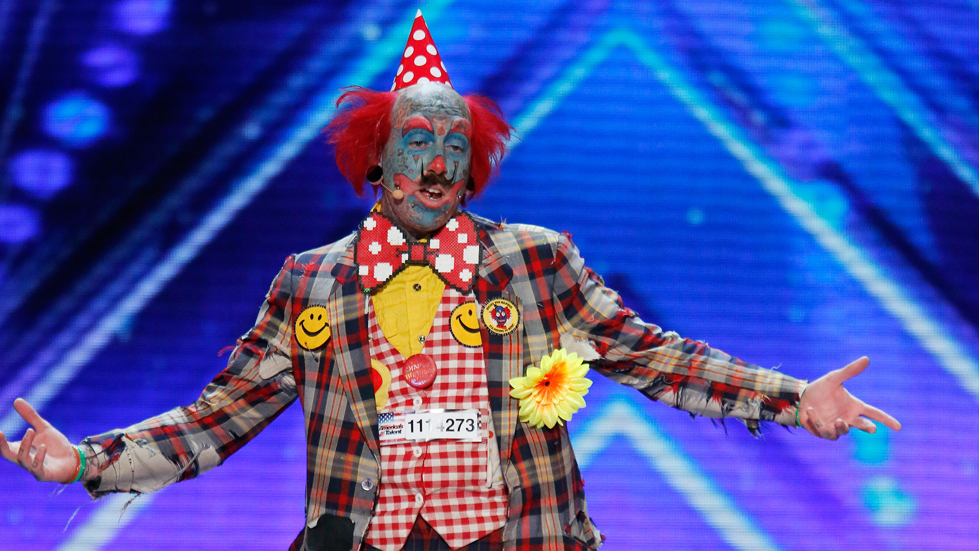 Watch America's Got Talent Highlight: Richie the Barber Circus Clown ...