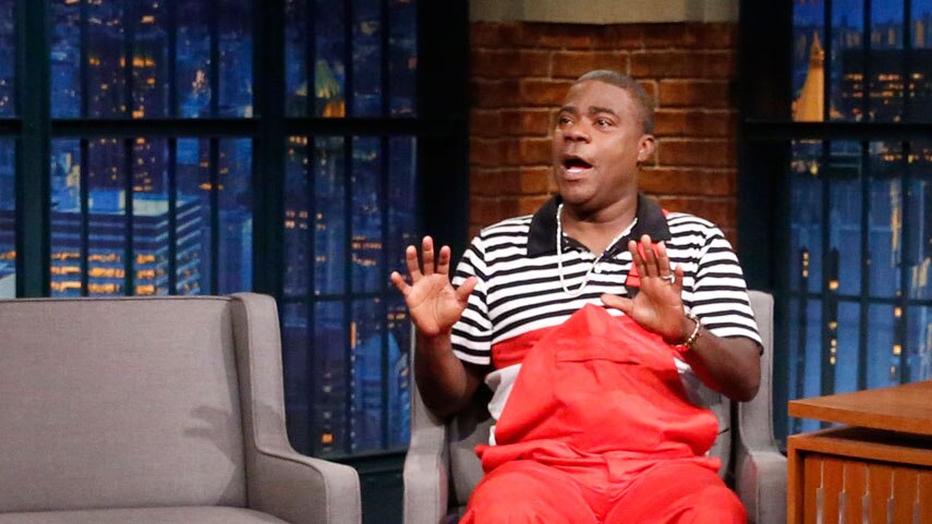 Watch Late Night With Seth Meyers Interview Tracy Morgan Is Worried About Violence On Airplanes 0030