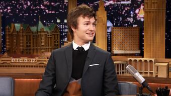 Ansel Elgort's Mom Embarrassed Him in Front of Bruce Willis