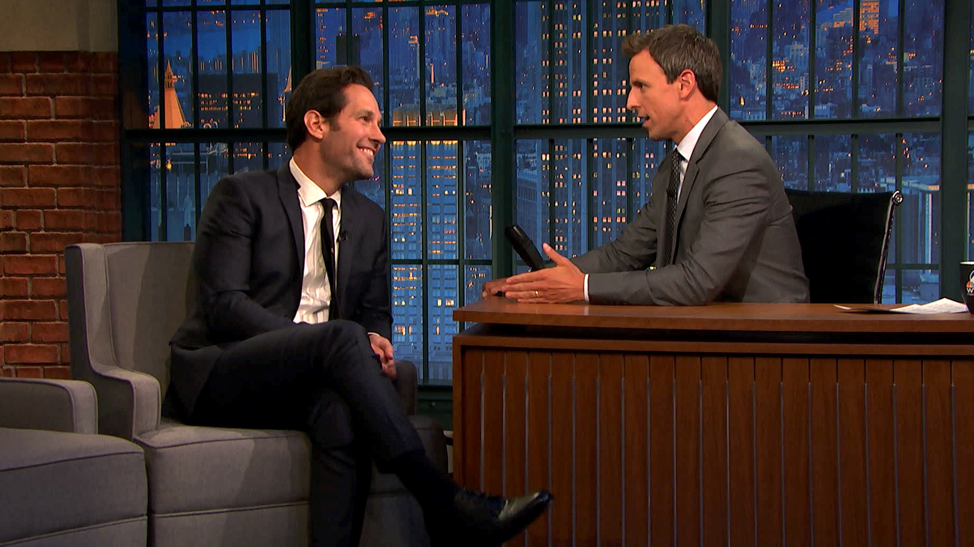 Watch Late Night with Seth Meyers Episode: Paul Rudd, James Anderson ...