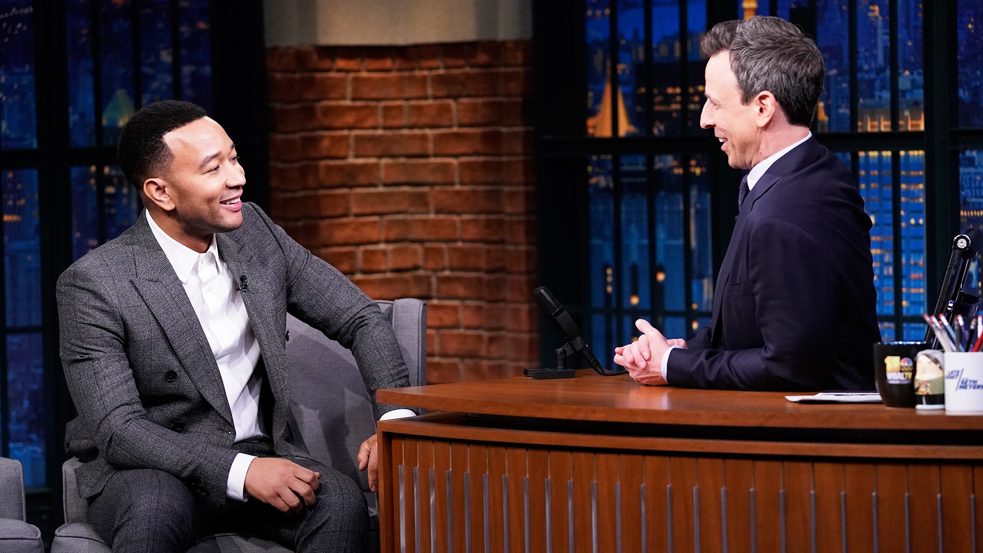 Watch Late Night with Seth Meyers Episode: John Legend, April Ryan, Geraldine ...1920 x 1080