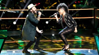 Watch The Voice Highlight: Lane Mack vs. Sophia Urista