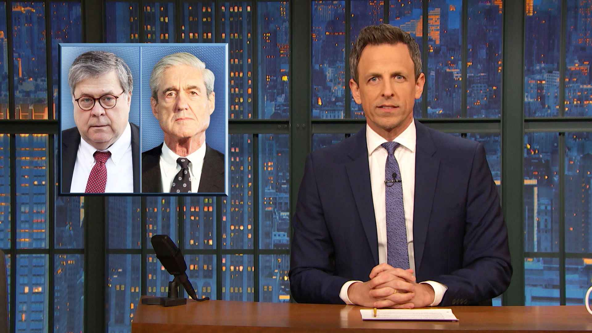 Watch Late Night with Seth Meyers Highlight: Mueller's Team Is Frustrated with Barr's ...1920 x 1080