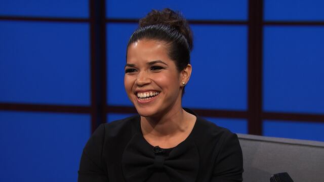Watch Late Night with Seth Meyers Interview: America Ferrera Remembers Gotta Kick It Up! - NBC.com