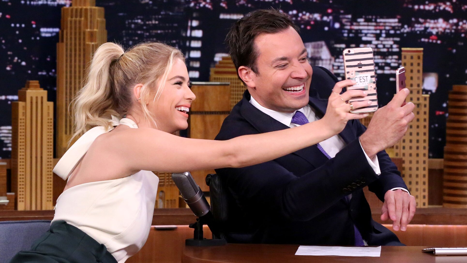 Watch The Tonight Show Starring Jimmy Fallon Interview: Ashley Benson