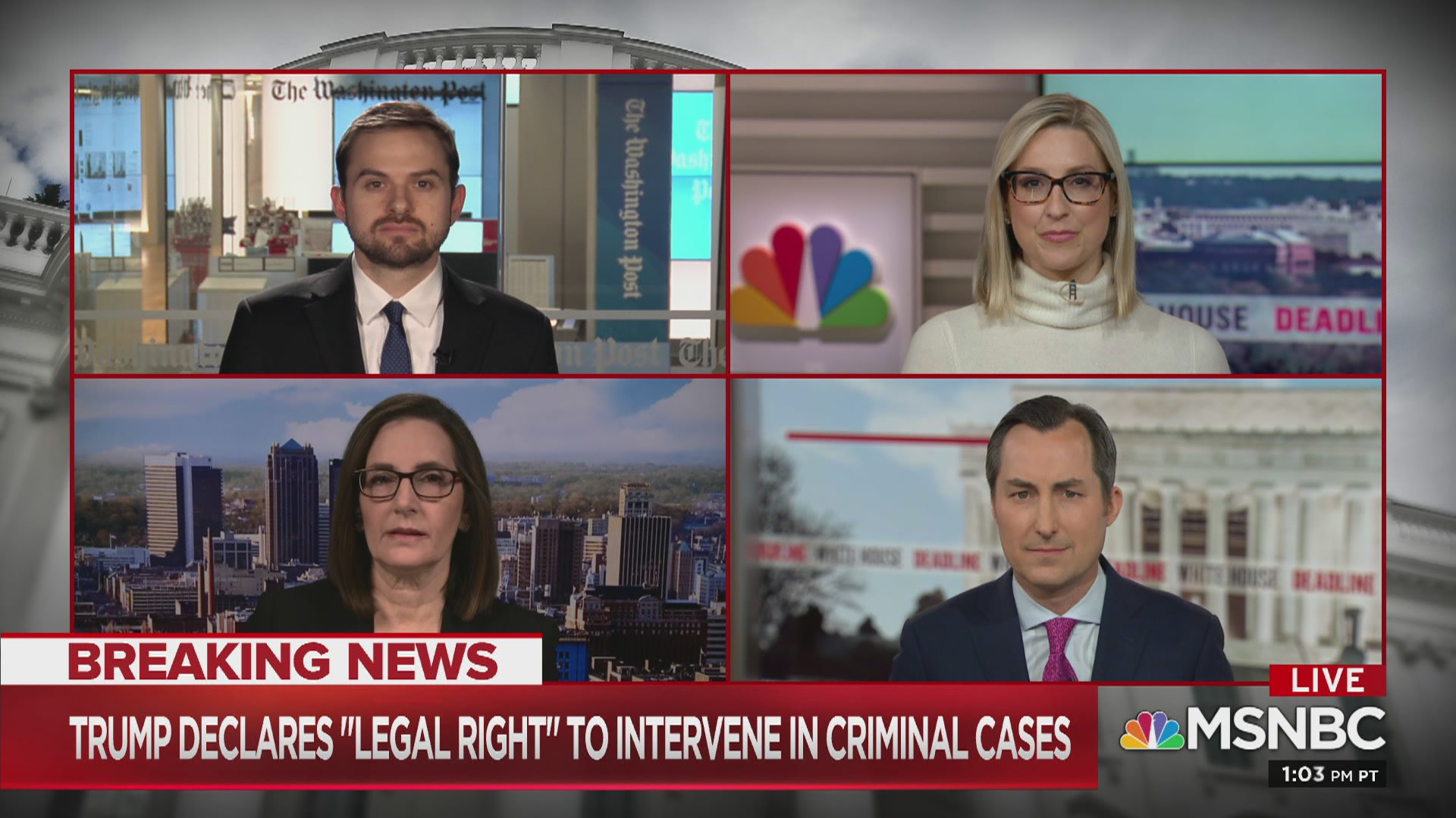 Watch Deadline: White House Episode: Deadline: White House 2/14/20 - How To Contact Deadline White House