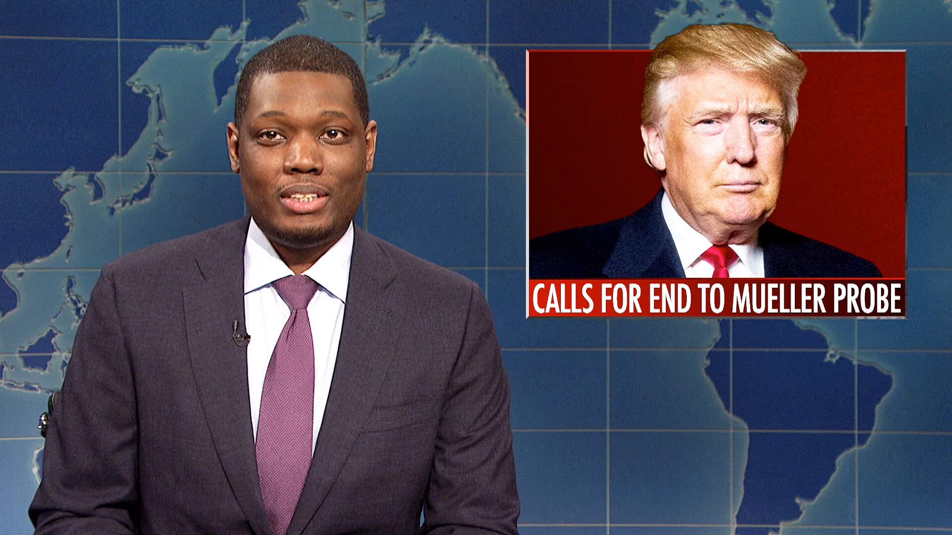Watch Saturday Night Live Highlight Weekend Update Trump Calls For End To Mueller Probe