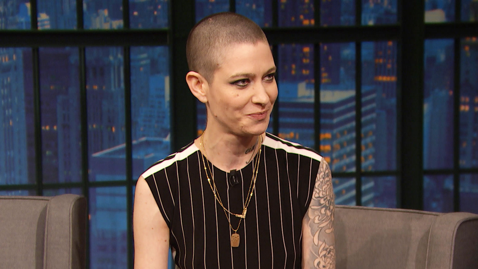 Watch Late Night with Seth Interview: Asia Kate Role on Billions Helped Inform Their Own Gender Identity NBC.com
