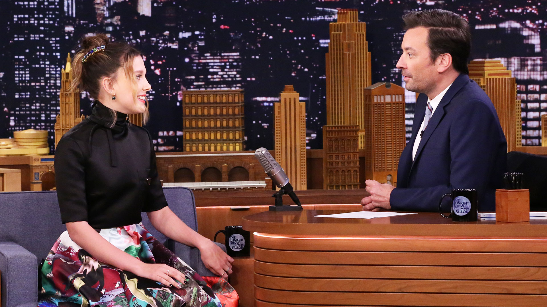 Watch The Tonight Show Starring Jimmy Fallon Episode: Millie Bobby Brown, Jeff Ross ...1920 x 1080