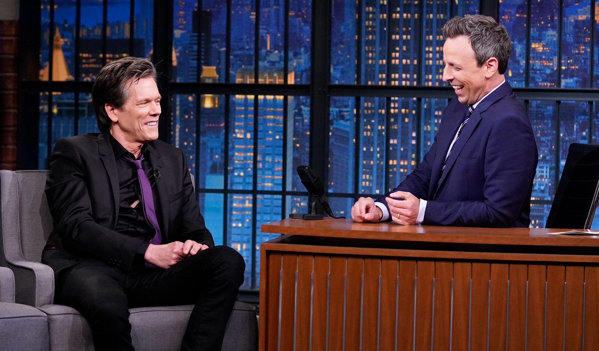 Watch Late Night with Seth Meyers Episode: Kevin Bacon, Cobie Smulders, Jordan Klepper ...1959 x 1148
