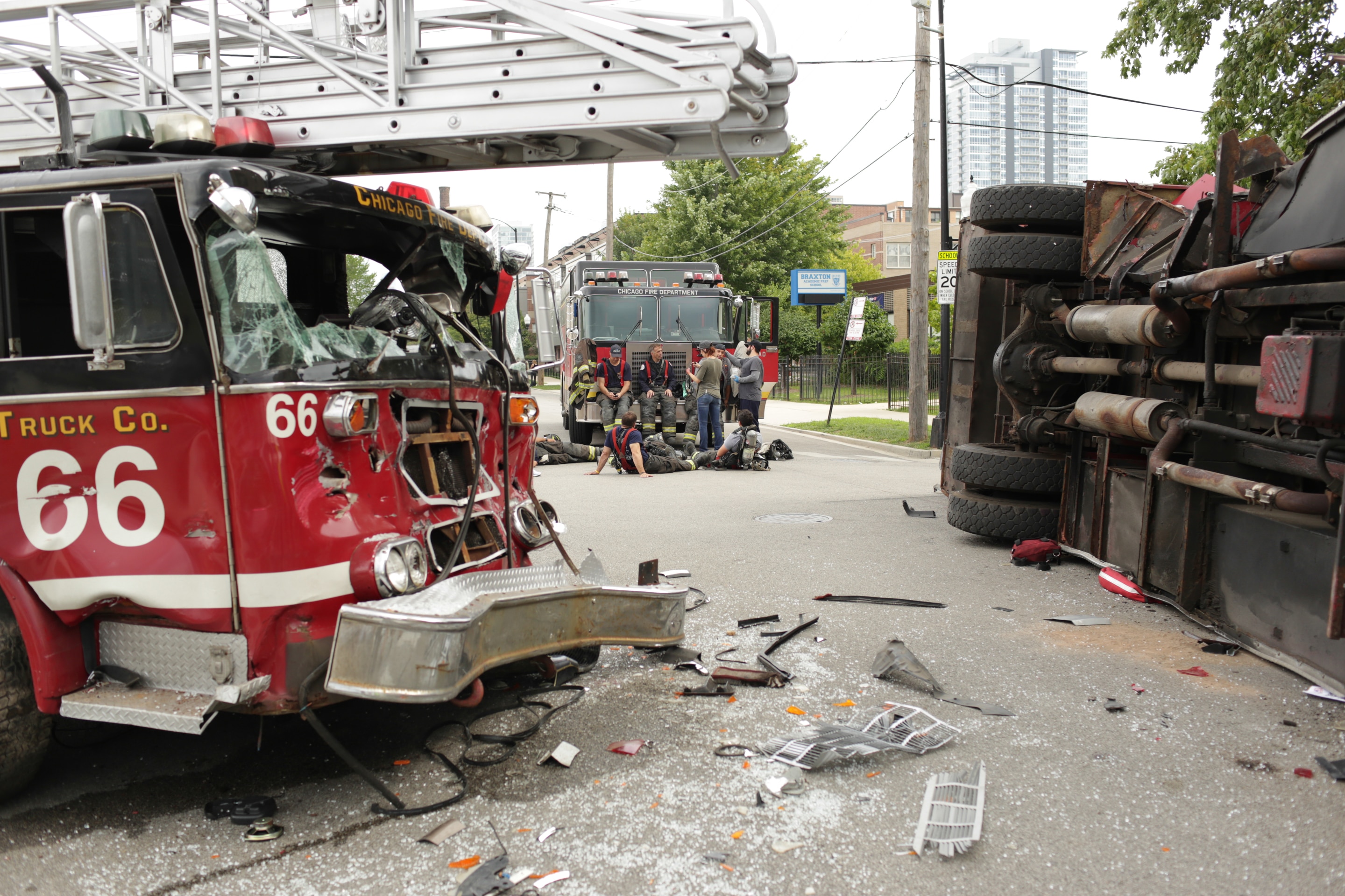 Chicago Fire Behind The Scenes Just Drive The Truck Photo Nbc Com