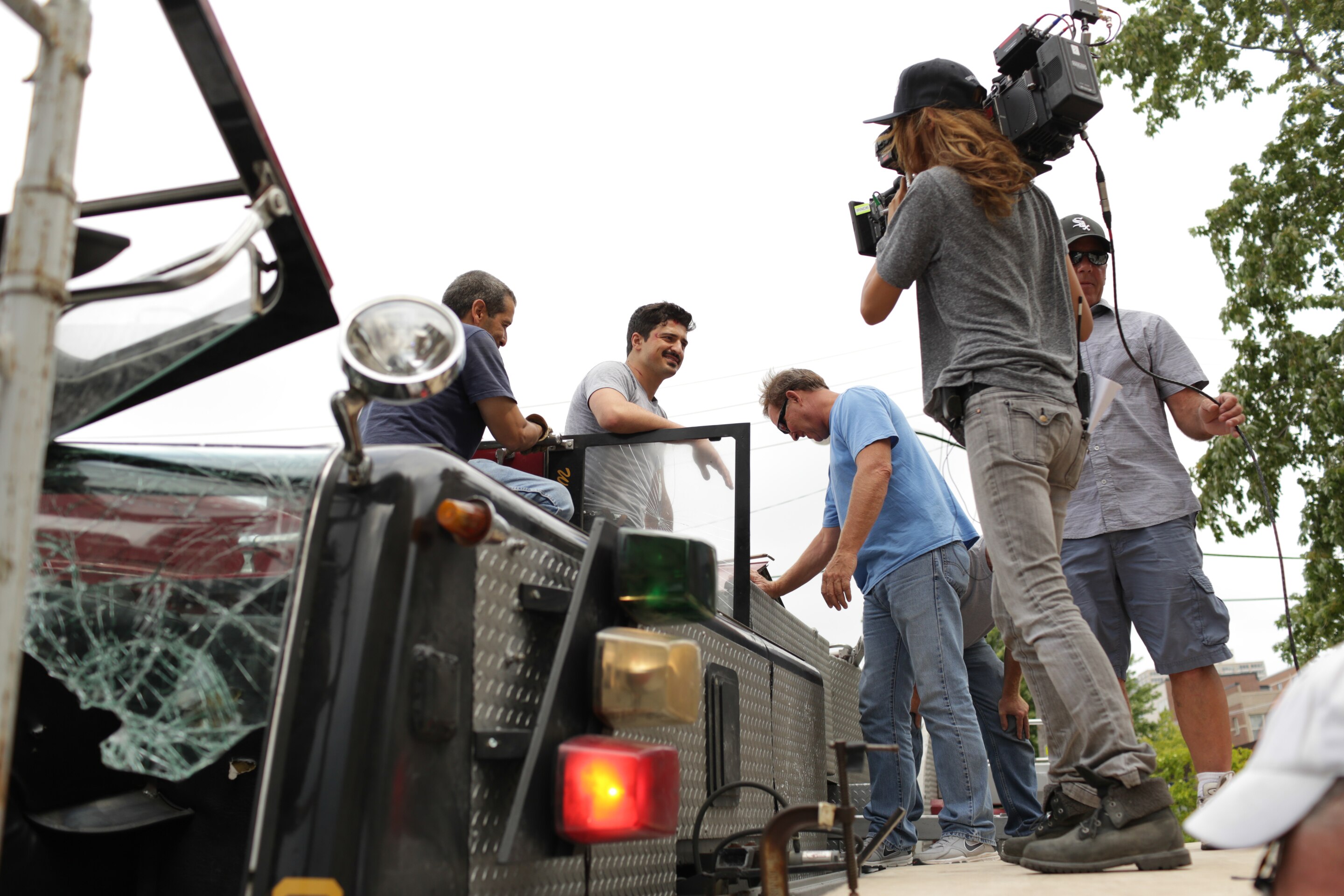 Chicago Fire Behind The Scenes Just Drive The Truck Photo NBC Com