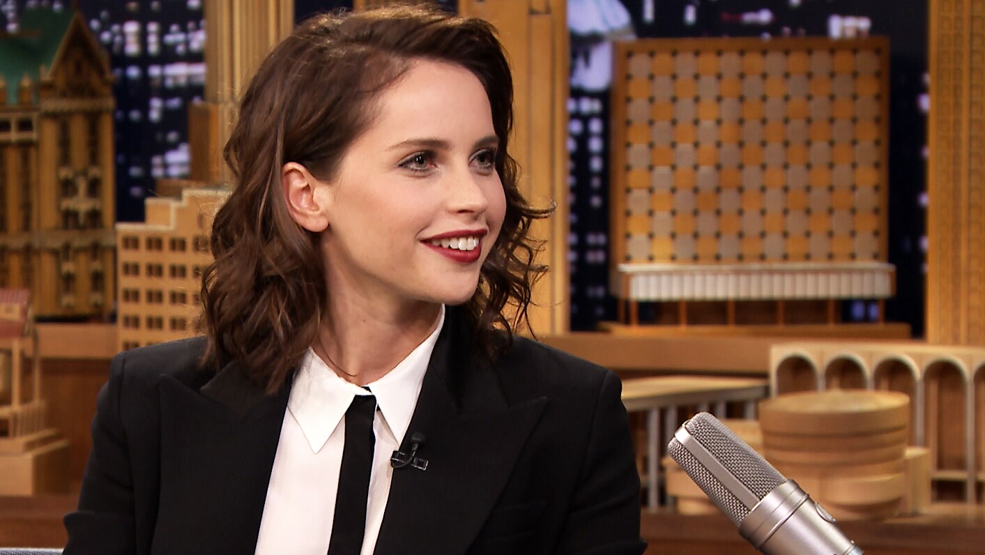 Watch The Tonight Show Starring Jimmy Fallon interview 'Felicity Jones Was the Worst Witc...