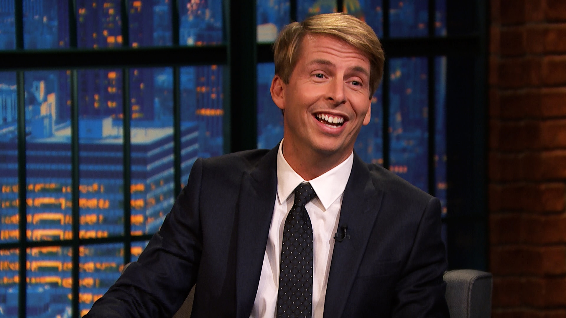 Watch Late Night with Seth Meyers Interview: Jack McBrayer Hit Mariah Carey...