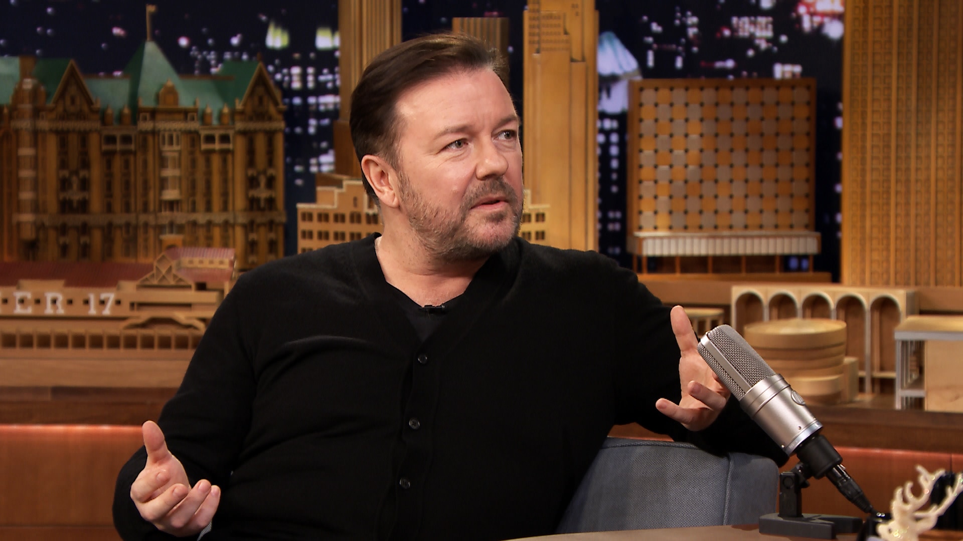 Watch The Tonight Show Starring Jimmy Fallon Interview Ricky Gervais
