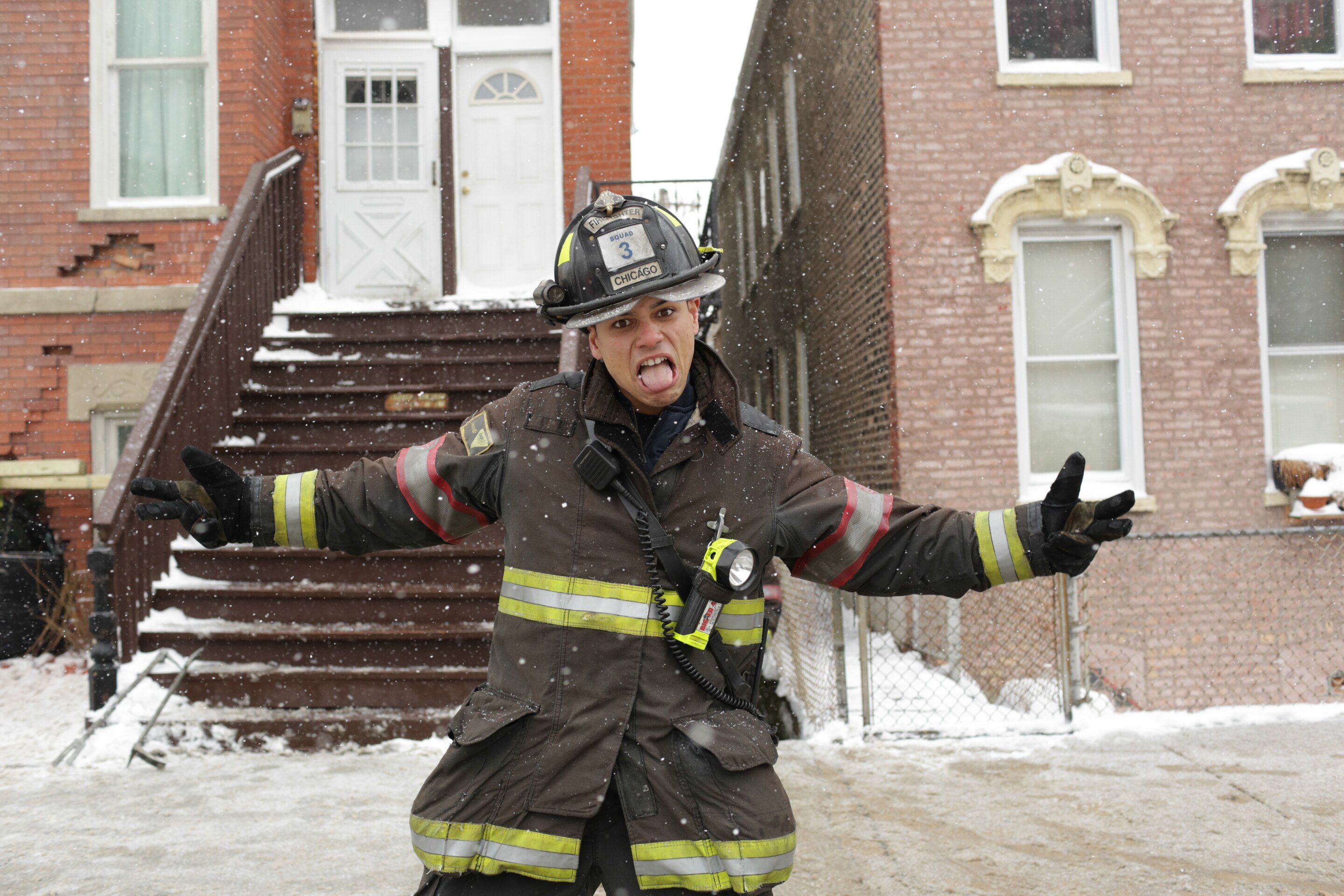 Chicago Fire Behind the Scenes A Rocket Blasting Off Photo 1630451