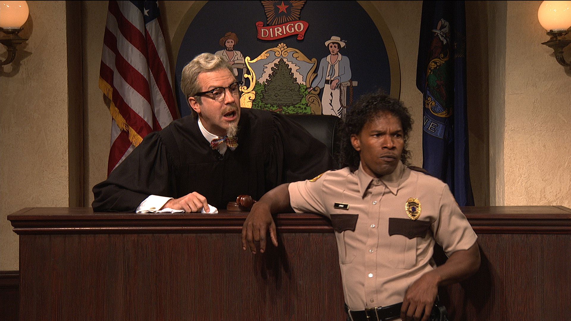 Watch Saturday Night Live Highlight: Maine Justice with Jamie Foxx