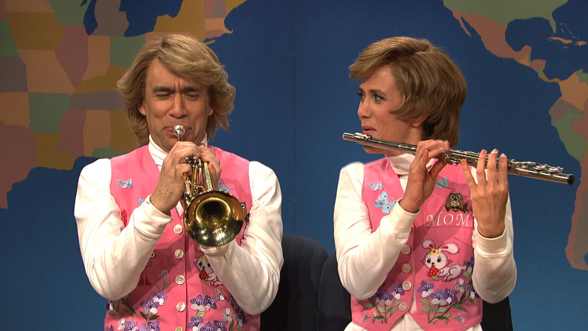 Watch Saturday Night Live Highlight Weekend Update Garth And Kat Sing Mother S Day Songs NBC Com