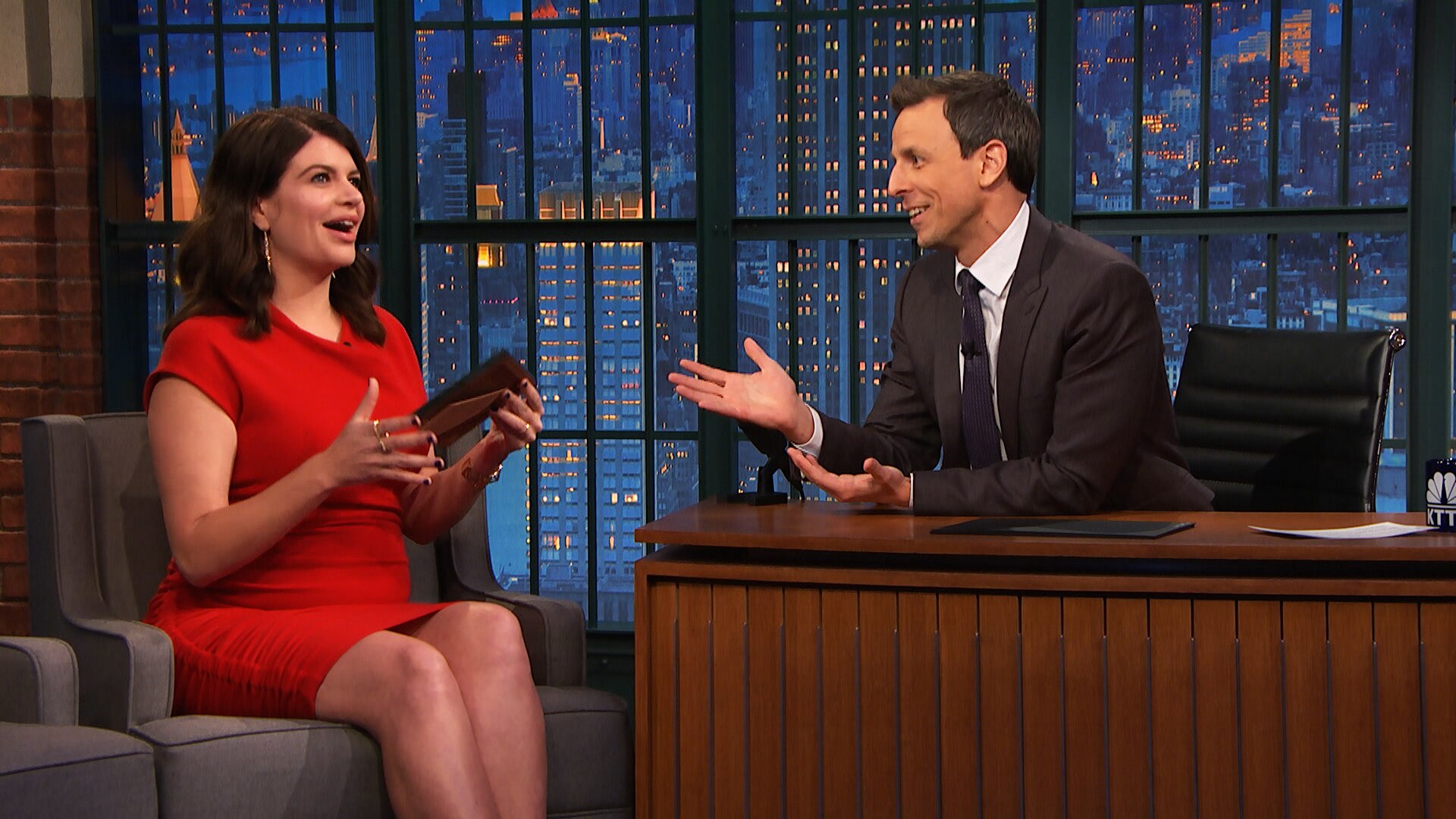 Watch Late Night with Seth Meyers Interview: Casey Wilson's Dad Got a ...