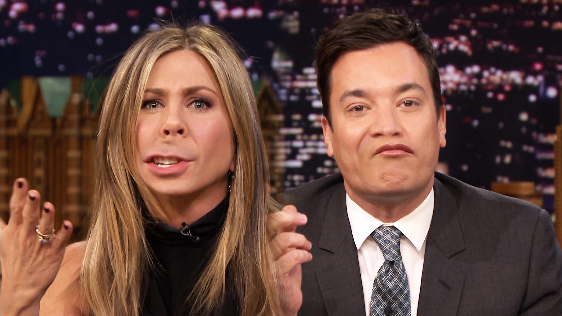 Watch The Tonight Show Starring Jimmy Fallon Highlight Lip Flip with Jennifer Aniston