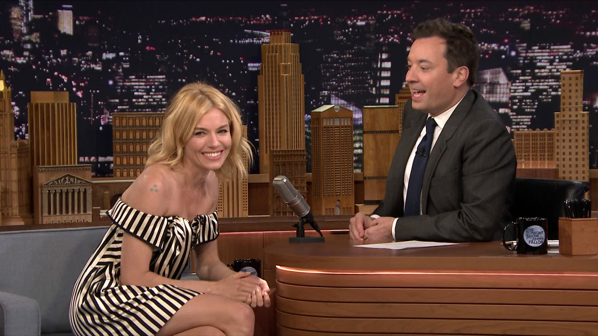 Sienna miller jimmy fallon