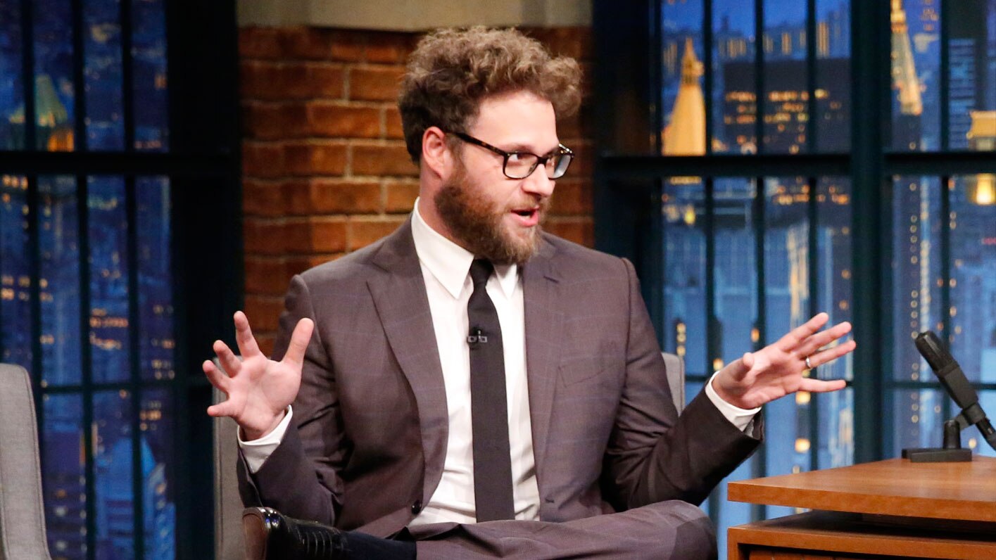 Watch Late Night with Seth Meyers Interview: Seth Rogen #39 s Amazing Kanye