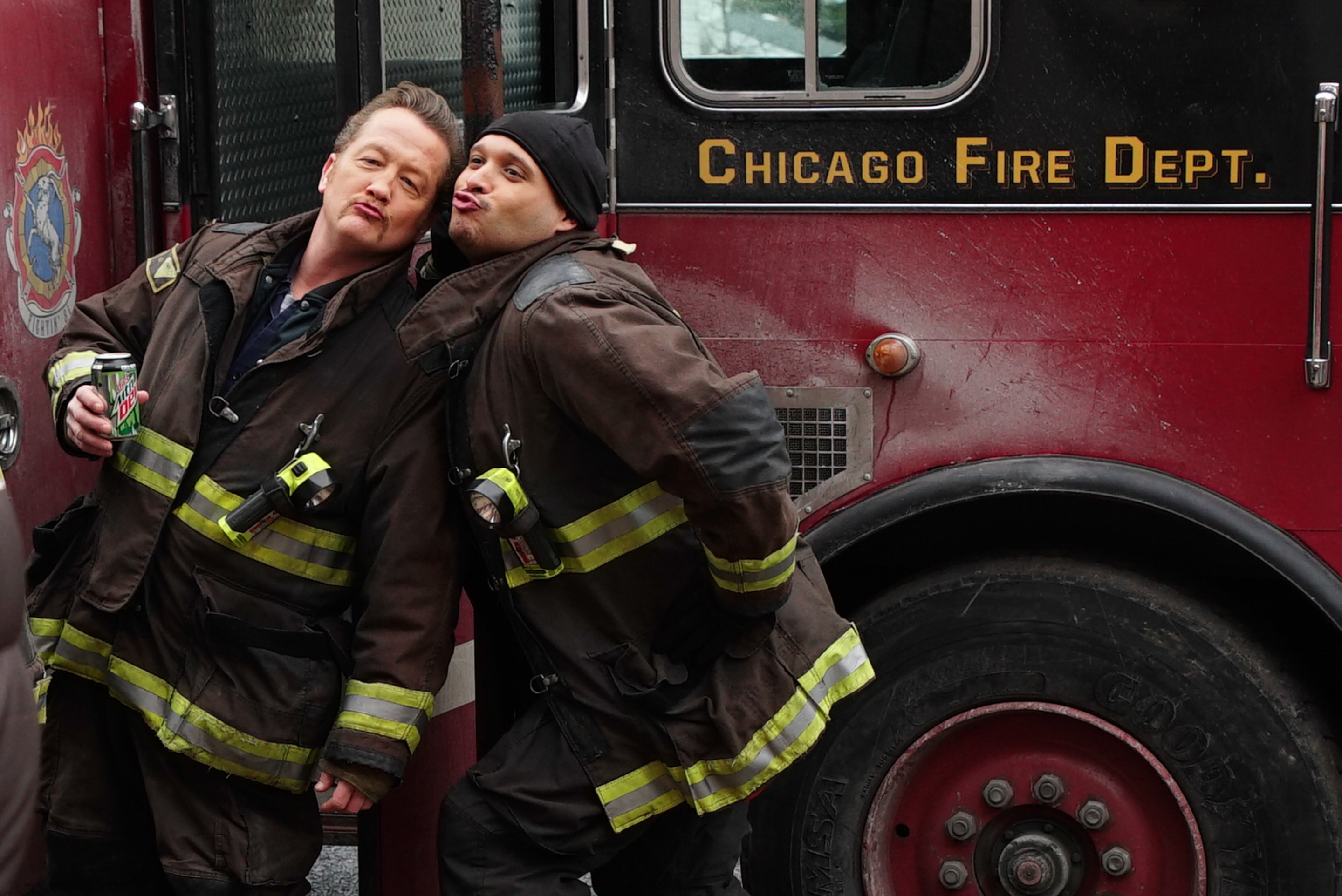 Chicago Fire: Behind the Scenes: Headlong Toward Disaster Photo