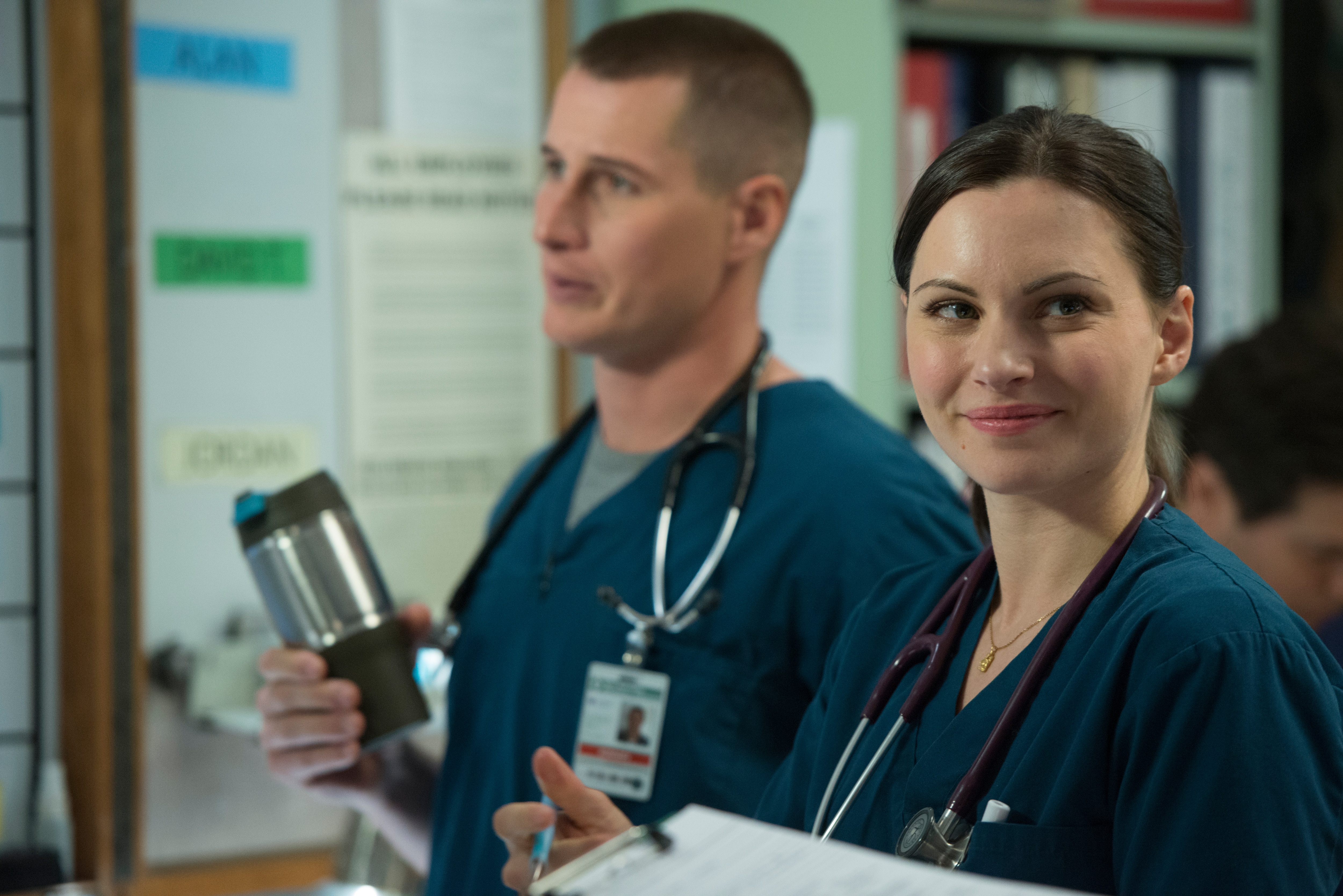 The Night Shift Behind the Scenes "Eyes Look Your Last" Photo