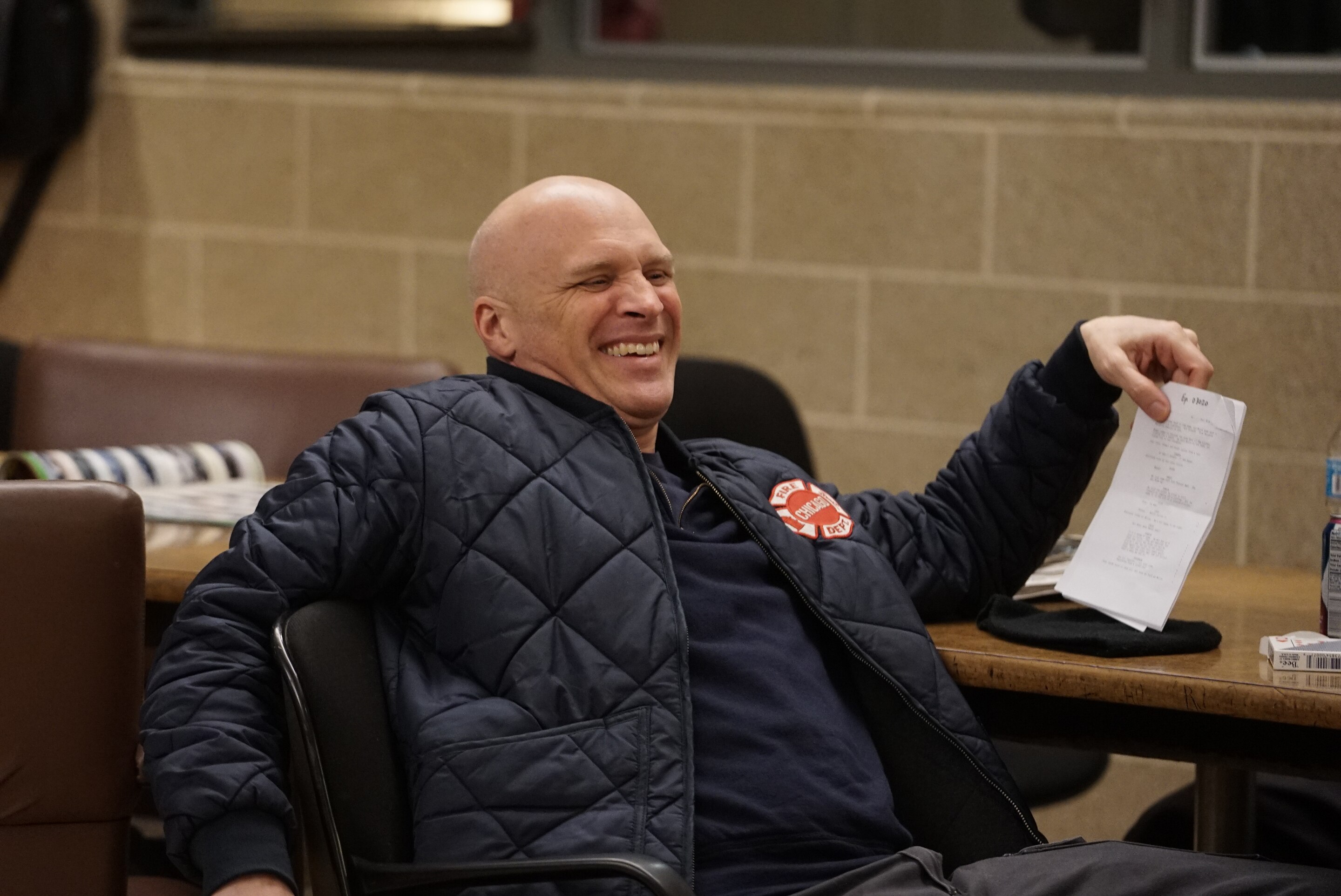 Chicago Fire Behind the Scenes We Called Her Jelly Bean Photo