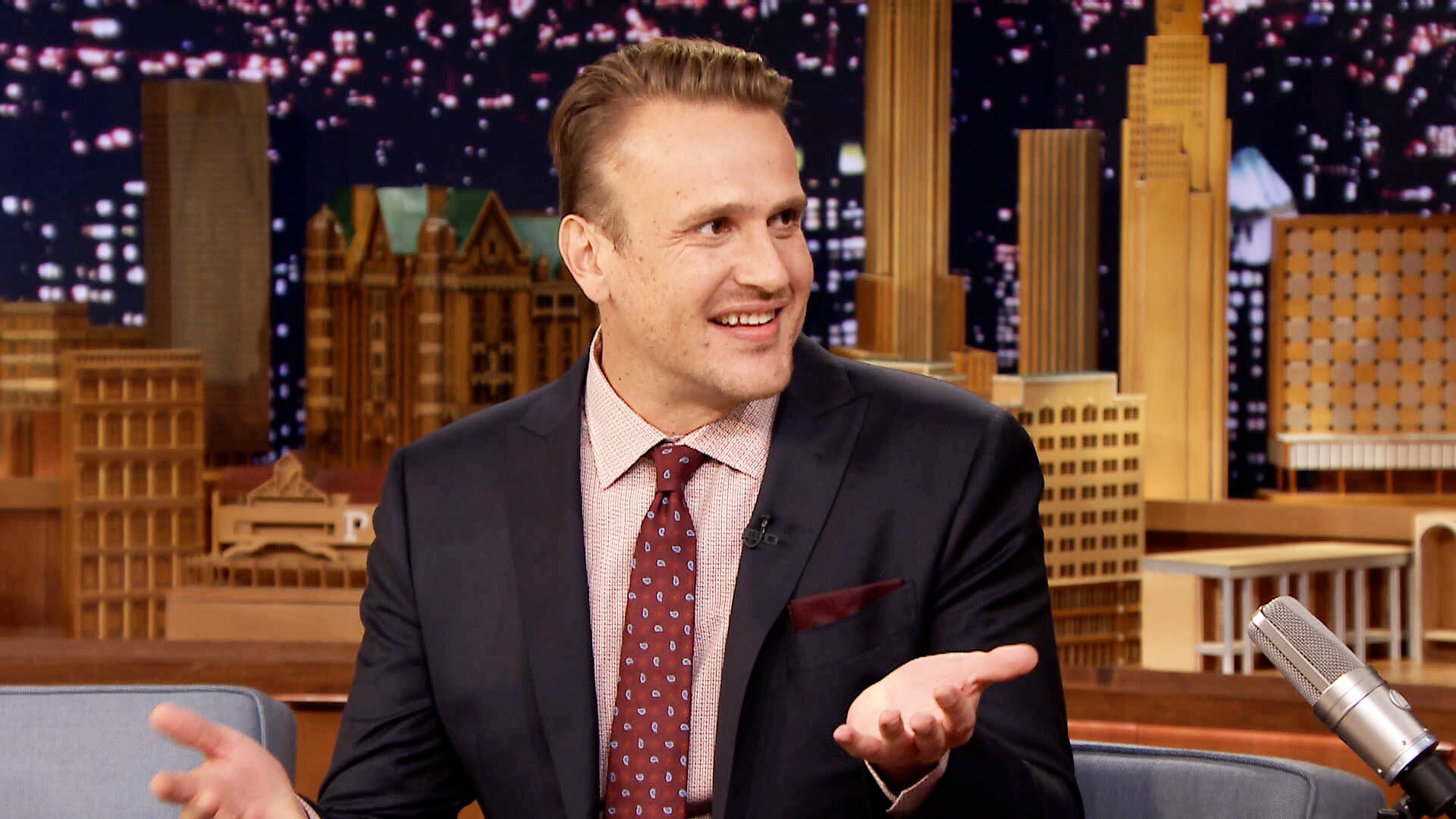 Watch The Tonight Show Starring Jimmy Fallon Interview Jason Segel Hit Himself with His Own Car
