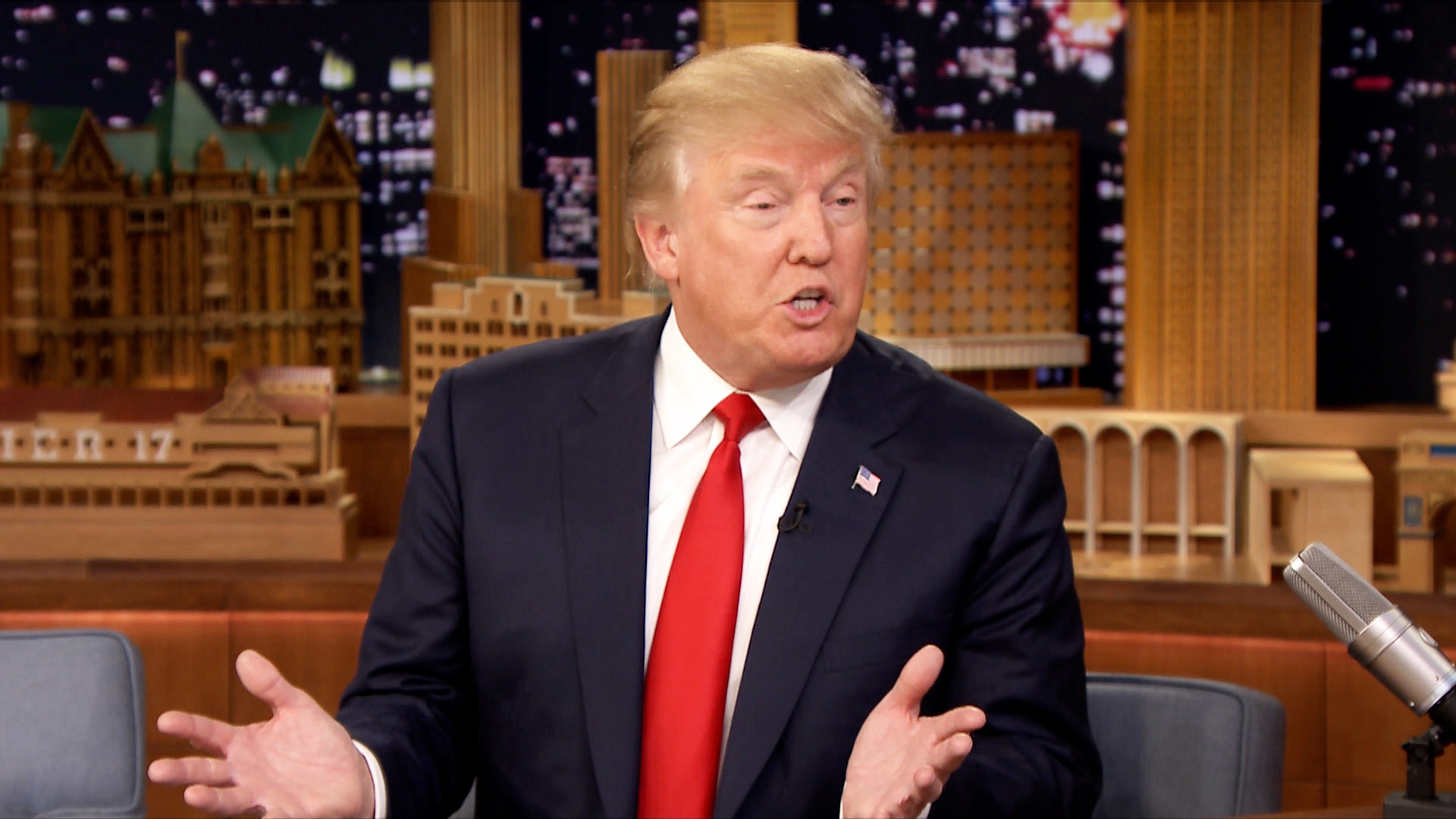 Watch The Tonight Show Starring Jimmy Fallon Interview Donald Trump Talks Being The Front 