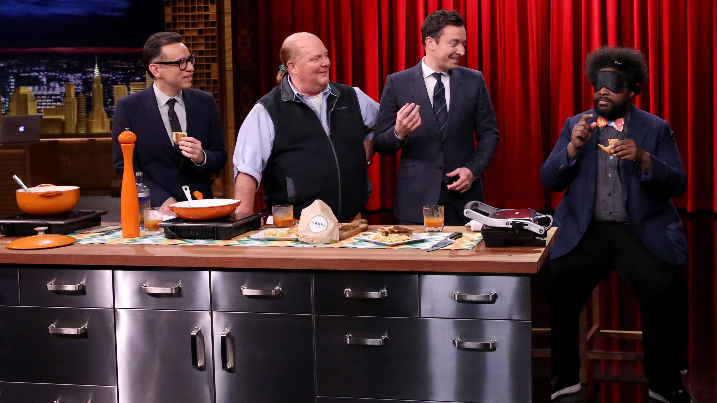 Watch The Tonight Show Starring Jimmy Fallon Highlight Mario Batali and Jimmy Have a Grilled